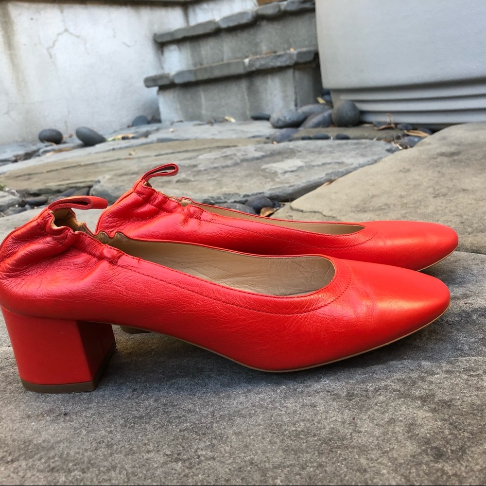 Everlane Day Heel - Bright Red
